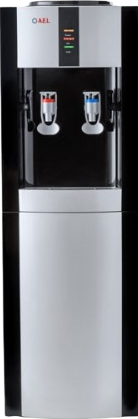 Кулер напольный AEL LС-AEL-47b (АЕЛ) компрессорный, черный с серебром, с холодильником