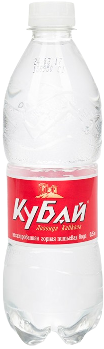 Вода Кубай 0.5 литра негазированная (ПЭТ)