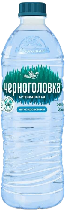 Вода Черноголовка 0.5 литра негазированная (ПЭТ)