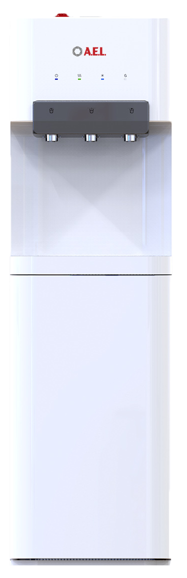 Кулер напольный AEL LD-AEL-827a (АЕЛ) электронный, белый, нижняя загрузка