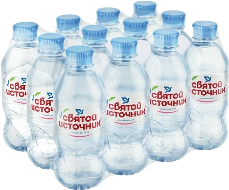 Вода питьевая Святой Источник 0.33 литра негазированная (ПЭТ)