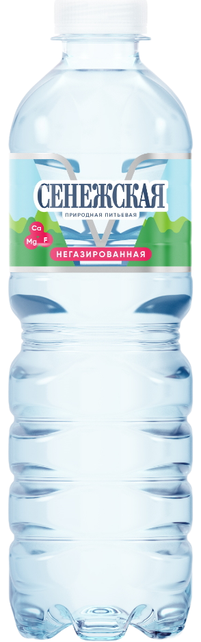 Вода Сенежская 0.5 литра негазированная (ПЭТ)