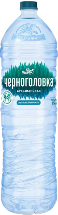 Вода Черноголовка 1.5 литра негазированная (ПЭТ)
