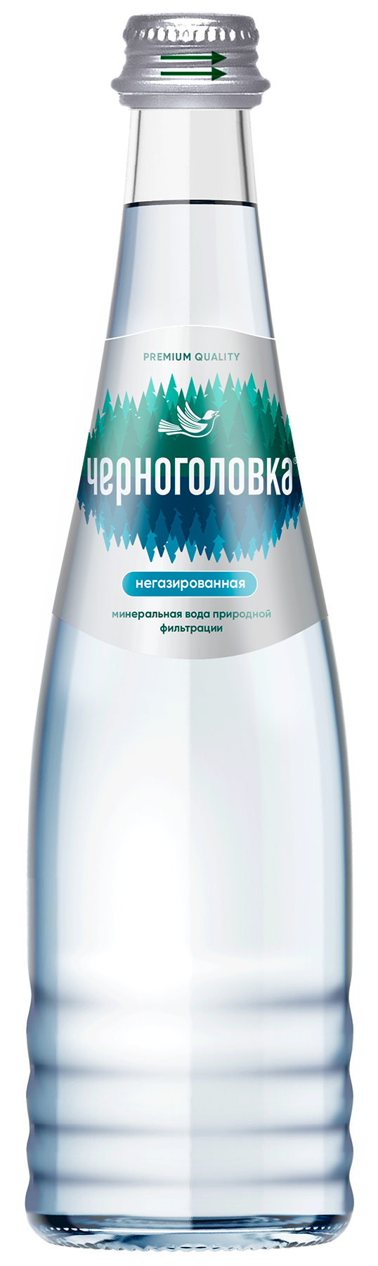 Вода Черноголовка 0.33 литра негазированная (стекло)