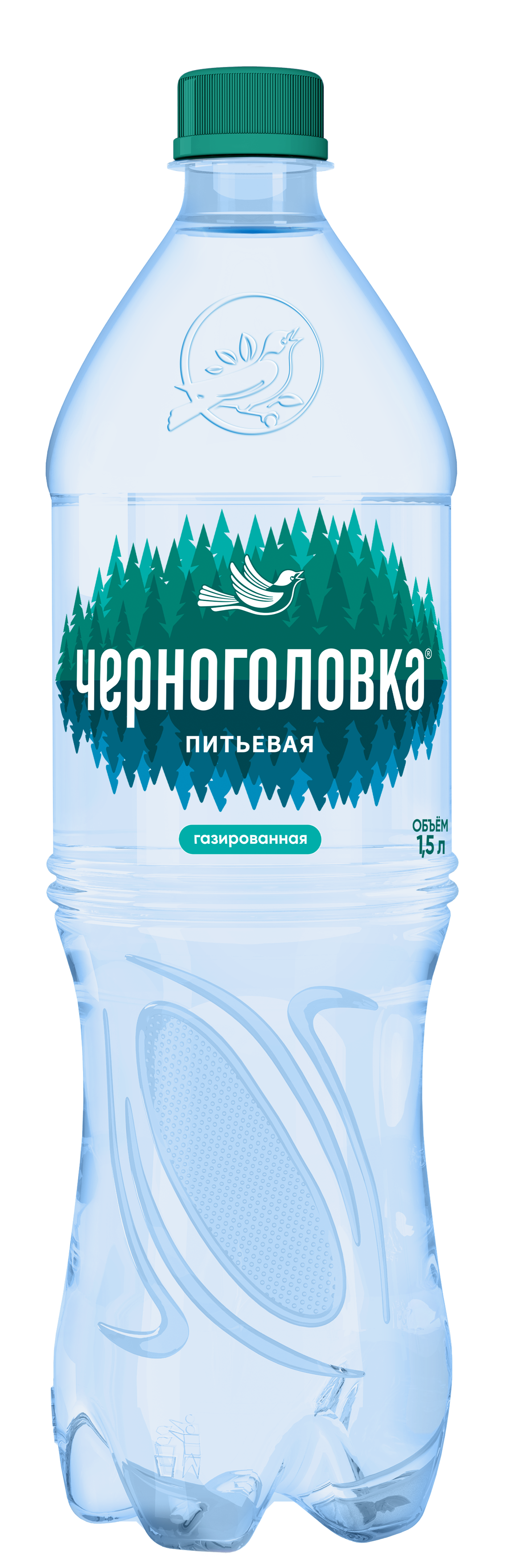 Вода Черноголовка 1.5 литра газированная (ПЭТ)