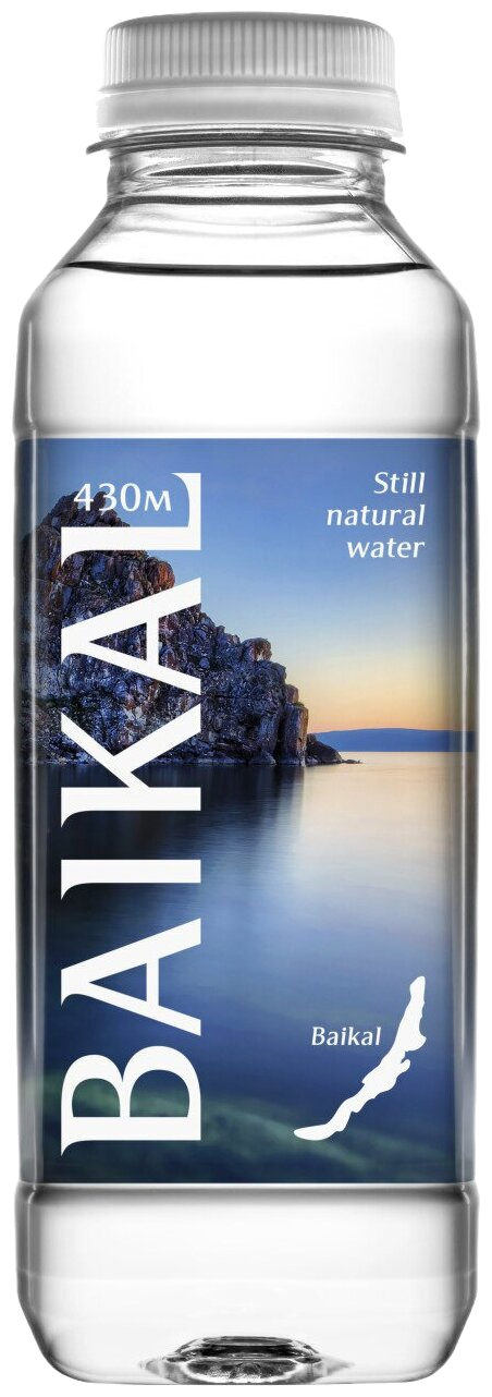 Вода Baikal (Байкал) 430м 0.45 литра негазированная (ПЭТ)