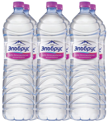 Вода Эльбрус 1.5 литра негазированная (ПЭТ)
