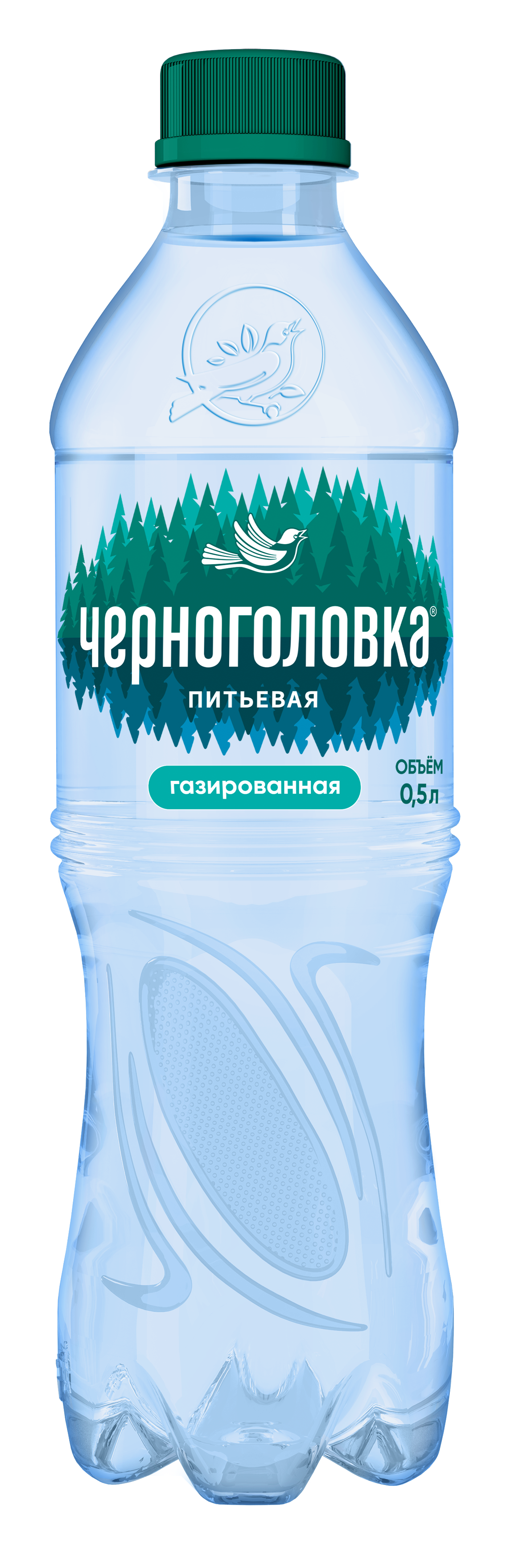 Вода Черноголовка 0.5 литра газированная (ПЭТ)