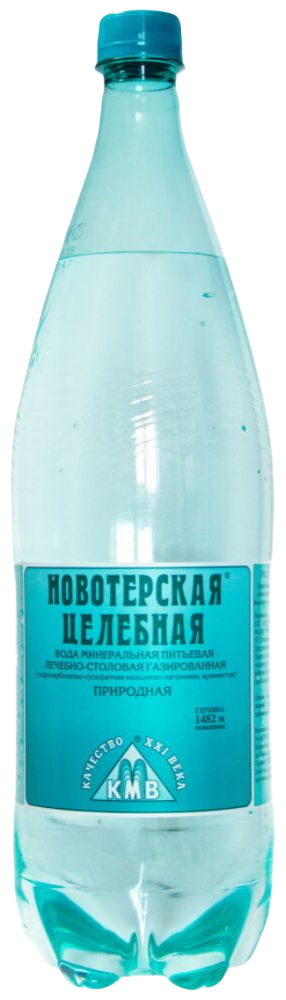 Вода Новотерская 1.5 литра газированная (ПЭТ)