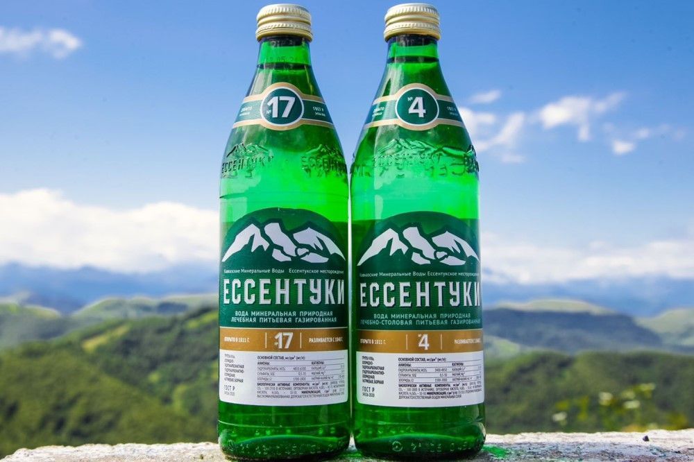 Минеральная вода Ессентуки 4 и 17