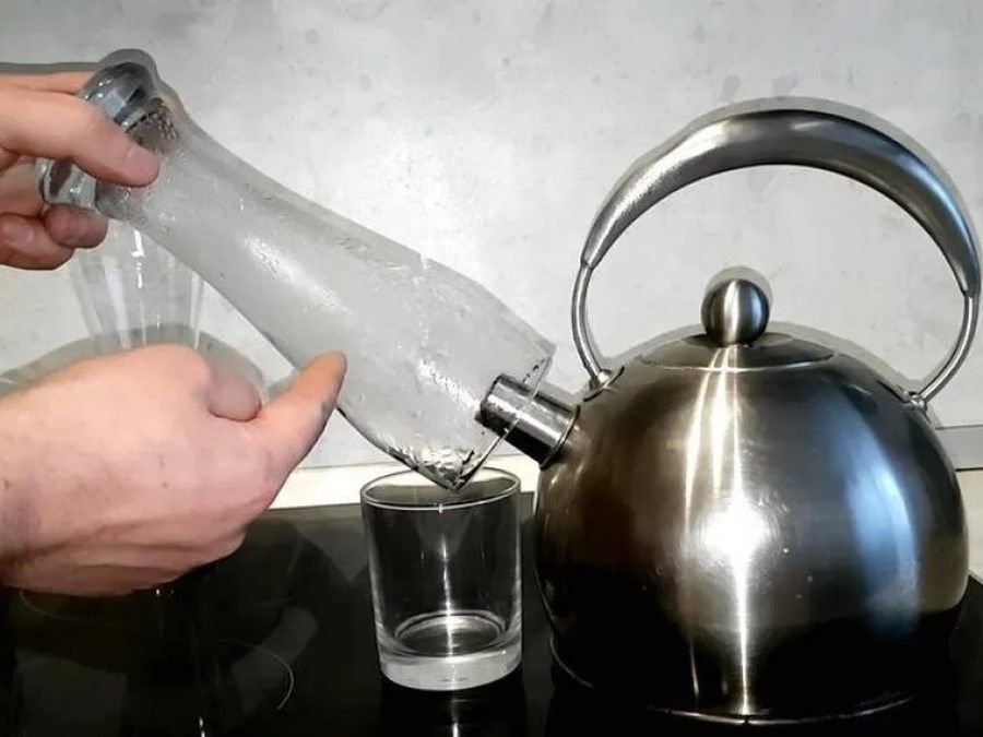 дистилляция с помощью чайника