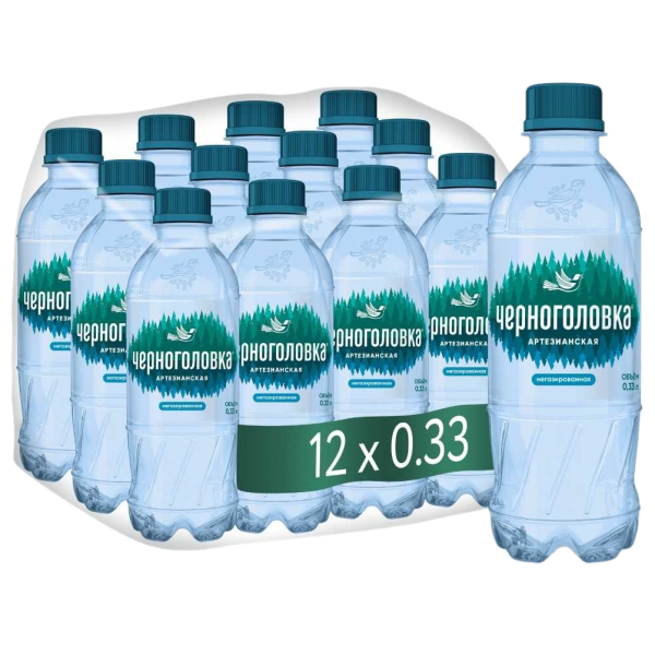 Вода Черноголовская 0.33 литра негазированная (ПЭТ)