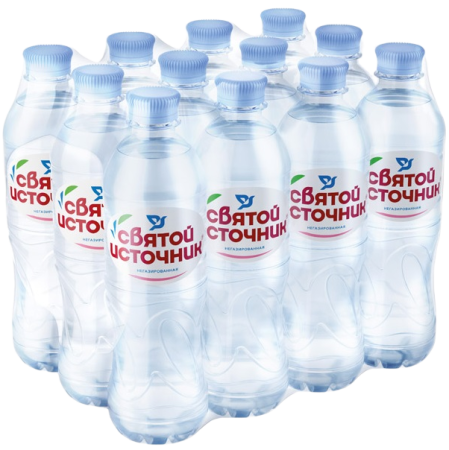 Вода Святой Источник 0.5 литра негазированная (ПЭТ)