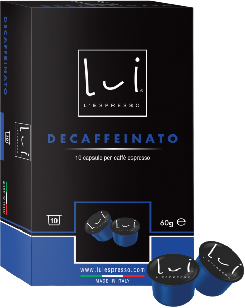 Кофе в капсулах Lui L'espresso Decaffeinato  60 г