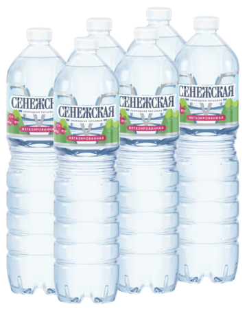 Вода Сенежская 1.5 литра негазированная (ПЭТ)