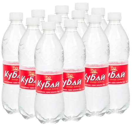 Вода Кубай 0.5 литра негазированная (ПЭТ)