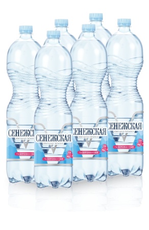 Вода Сенежская 1.5 литра газированная (ПЭТ)