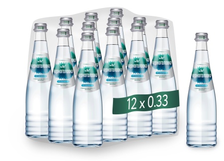 Вода Черноголовка 0.33 литра негазированная (стекло)