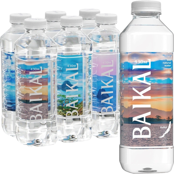 Вода Baikal (Байкал) 430м 0.85 литра, негазированная (ПЭТ)